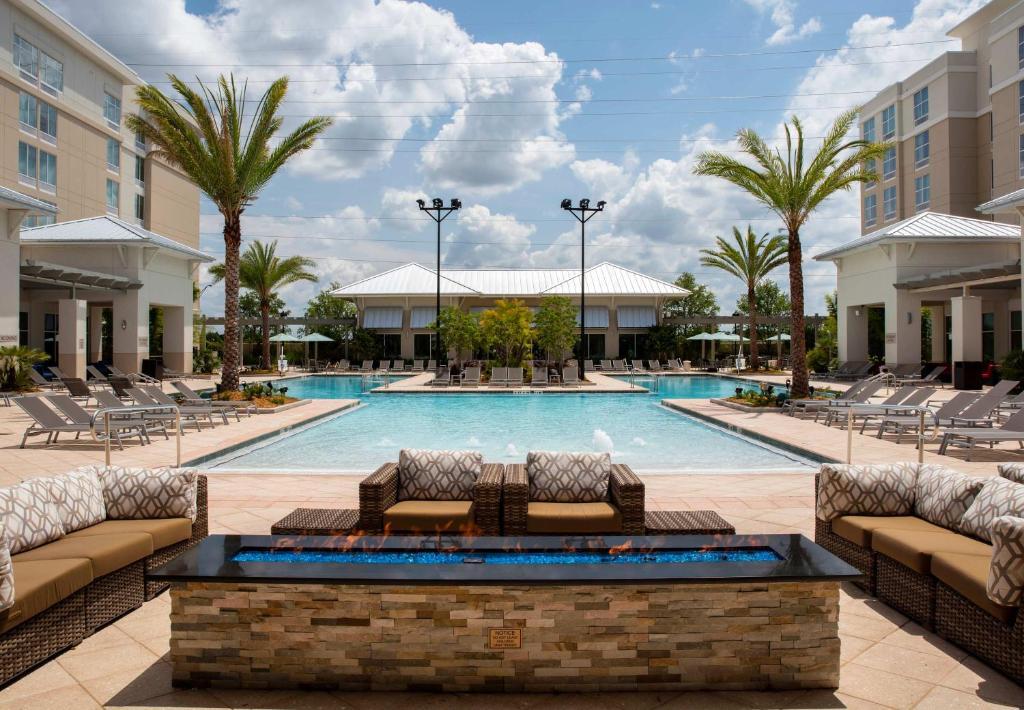 Springhill Suites By Marriott Orlando At Flamingo Crossings Town Center-Western Entrance Exterior foto