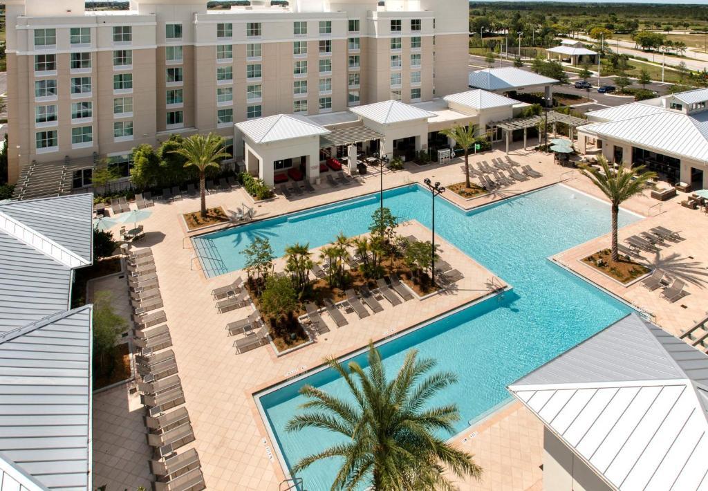 Springhill Suites By Marriott Orlando At Flamingo Crossings Town Center-Western Entrance Exterior foto