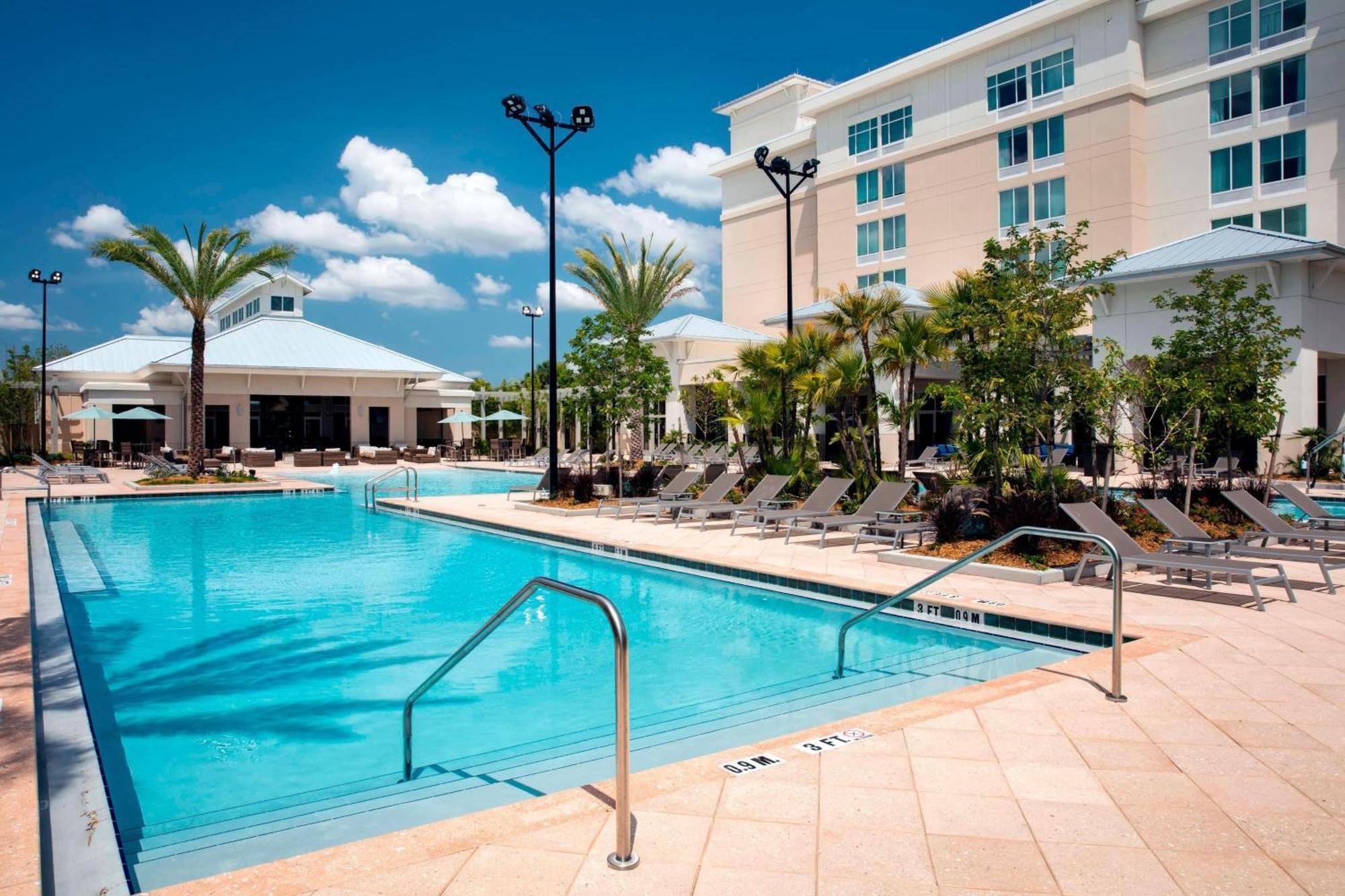 Springhill Suites By Marriott Orlando At Flamingo Crossings Town Center-Western Entrance Exterior foto